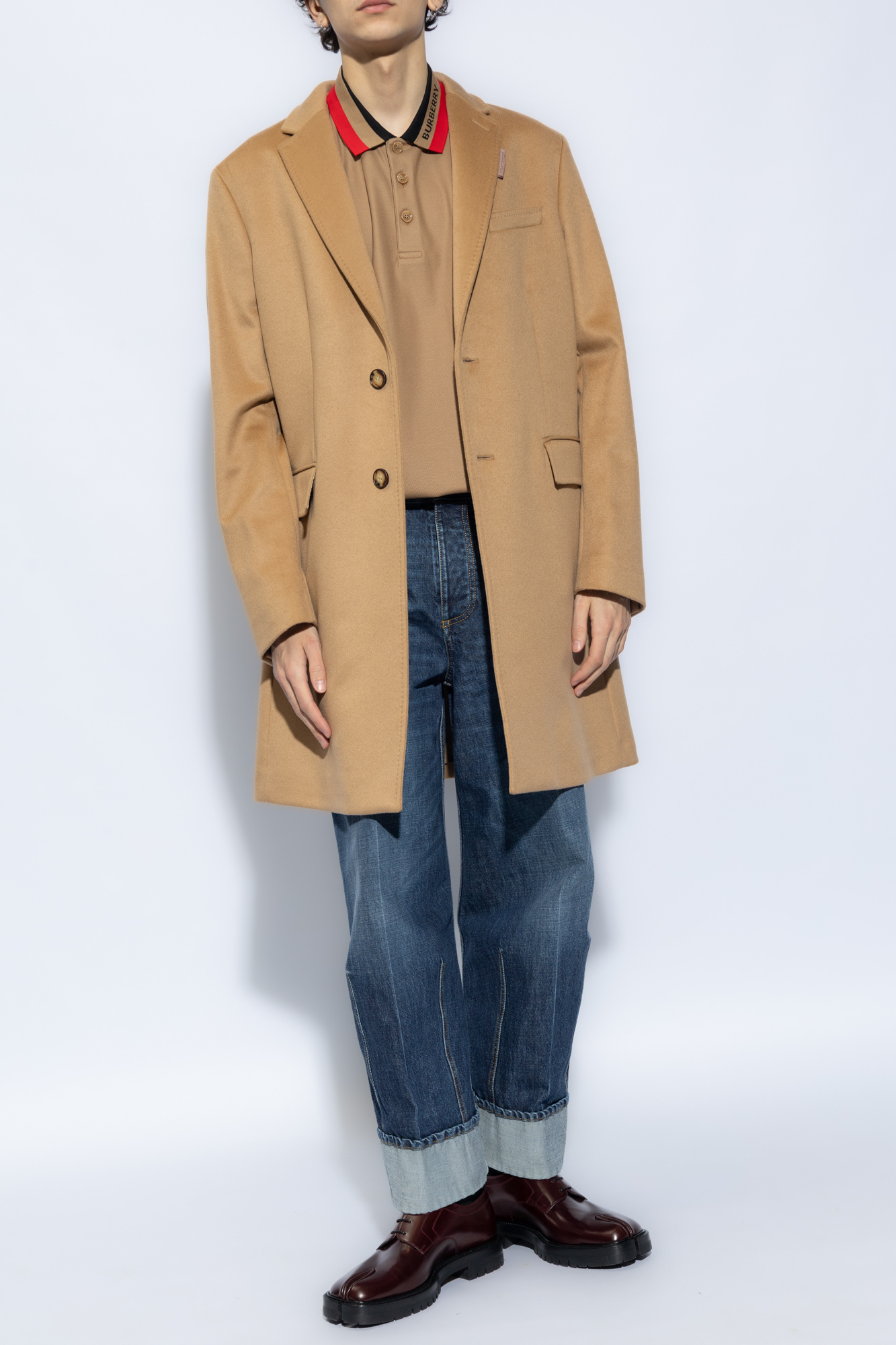 Burberry 8109184CHALK 関税送料込 チェック シルク スカーフ (サンド) | Burberry®公式サイト
